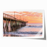 Extra large rolled print of Virginia scenery with vibrant green and floral elements, ideal for art wall dining room.