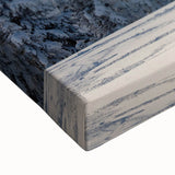 Black and white landscape art painting of Olympic National Park on stretched canvas, suitable for bedroom wall decor.