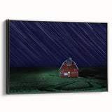 Black and white landscape art of the Palouse on framed canvas, ideal for bedroom decor.