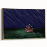 Framed canvas wall art depicting the Palouse landscape in muted earth tones, ideal for bedroom decor.