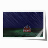 Rolled print of Palouse, Washington scenery in soft green and brown tones, suitable as art wall dining room decor.