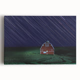 Black and white photograph of Palouse, Washington on stretched canvas, ideal for kitchen art.