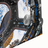 Space Station View Wall Art - NASA Exploration Window Canvas