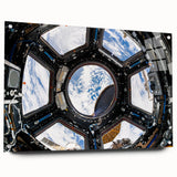 Space Station View Wall Art - NASA Exploration Window Canvas