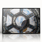 Space Station View Wall Art - NASA Exploration Window Canvas