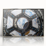 Space Station View Wall Art - NASA Exploration Window Canvas