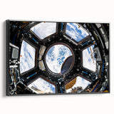 Space Station View Wall Art - NASA Exploration Window Canvas