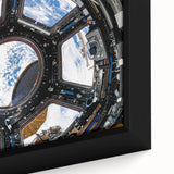 Space Station View Wall Art - NASA Exploration Window Canvas