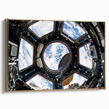 Space Station View Wall Art - NASA Exploration Window Canvas