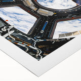 Space Station View Wall Art - NASA Exploration Window Canvas