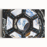 Space Station View Wall Art - NASA Exploration Window Canvas