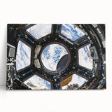 Space Station View Wall Art - NASA Exploration Window Canvas