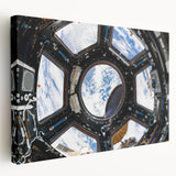 Space Station View Wall Art - NASA Exploration Window Canvas