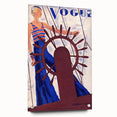 Vogue Canvas Art - Nautical 1931 Fashion Illustration Wall Decor