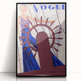 Vogue Canvas Art - Nautical 1931 Fashion Illustration Wall Decor
