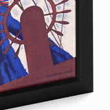 Vogue Canvas Art - Nautical 1931 Fashion Illustration Wall Decor