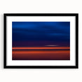 Evening Glow Motion Wall Art – Abstract Blue & Orange Photography