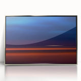 Evening Glow Motion Wall Art – Abstract Blue & Orange Photography