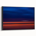 Evening Glow Motion Wall Art – Abstract Blue & Orange Photography