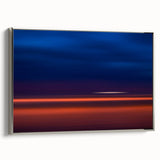 Evening Glow Motion Wall Art – Abstract Blue & Orange Photography
