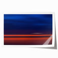 Evening Glow Motion Wall Art – Abstract Blue & Orange Photography