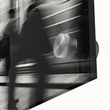 City Flow in Motion – Emotive Urban Minimalist Figure Wall Art