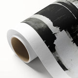 Acrylic Bedroom Wall Art – Abstract Black & White Cityscape Print