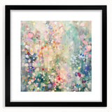 Soft Pastel Office Wall Art – Abstract Floral Corporate Decor