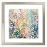 Soft Pastel Office Wall Art – Abstract Floral Corporate Decor