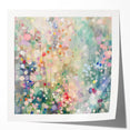 Soft Pastel Office Wall Art – Abstract Floral Corporate Decor