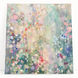 Soft Pastel Office Wall Art – Abstract Floral Corporate Decor