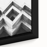 Extra large framed canvas featuring textured black wall art with colorful abstract designs, ideal for living room decor.