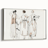 Chic Art Deco Wall Art – Stylish 1920s Fashion Illustration Print