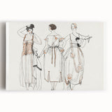 Chic Art Deco Wall Art – Stylish 1920s Fashion Illustration Print