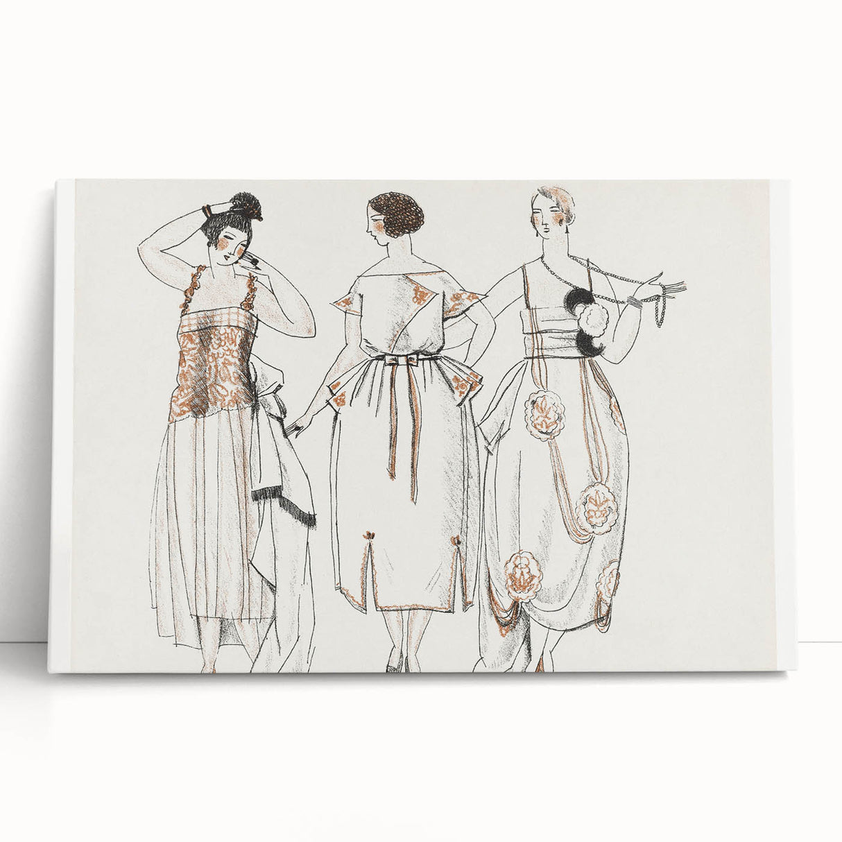 Chic Art Deco Wall Art – Stylish 1920s Fashion Illustration Print