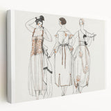 Chic Art Deco Wall Art – Stylish 1920s Fashion Illustration Print