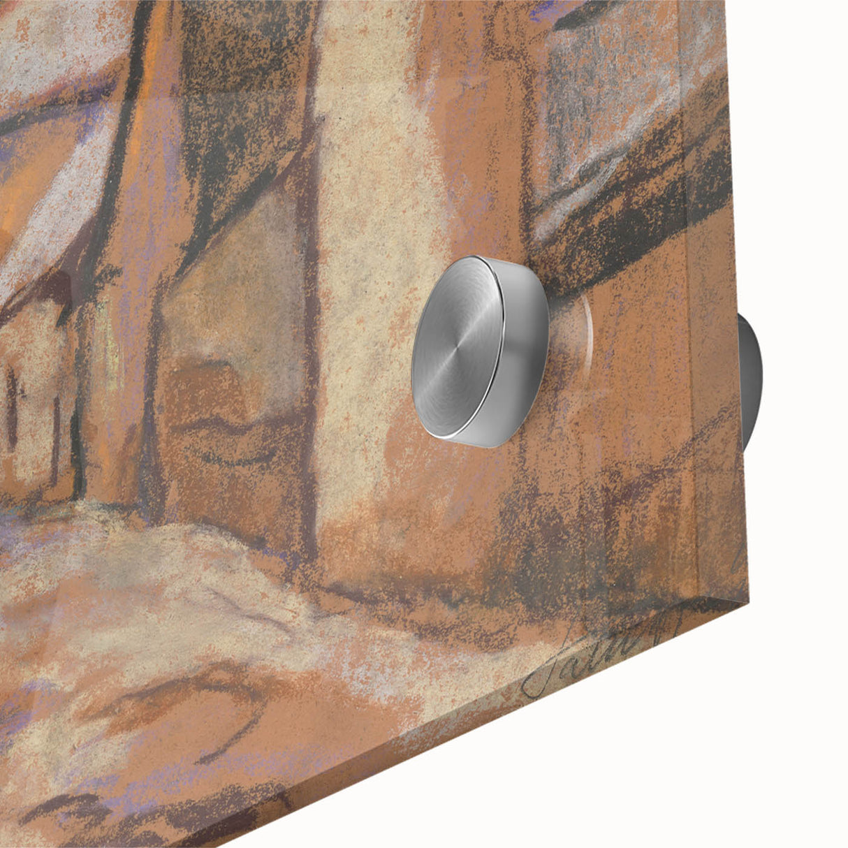 Expressionist Rustic Alley - Abstract Expressionism Wall Art Print