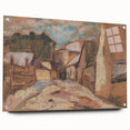 Expressionist Rustic Alley - Abstract Expressionism Wall Art Print