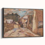 Expressionist Rustic Alley - Abstract Expressionism Wall Art Print