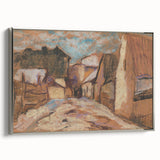 Expressionist Rustic Alley - Abstract Expressionism Wall Art Print