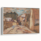 Expressionist Rustic Alley - Abstract Expressionism Wall Art Print