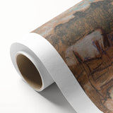 Expressionist Rustic Alley - Abstract Expressionism Wall Art Print