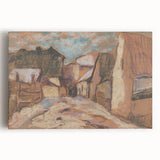 Expressionist Rustic Alley - Abstract Expressionism Wall Art Print