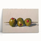 Large black and white canvas of assorted fruits, suitable as kitchen wall art.