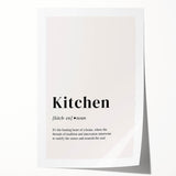 Extra large rolled print of floral art in muted green and pink tones, ideal for dining room wall decor.