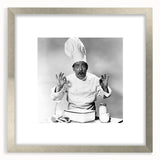 Textured abstract art print featuring muted earth tones on a framed silver mat, ideal for bedroom art.