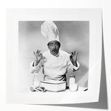 Extra large rolled print featuring a floral design in pastel colors, ideal for dining room wall art.