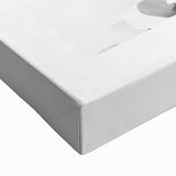 Black and white stretched canvas featuring a large landscape painting with silhouetted figures, ideal for bedroom wall art.