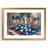 Betsy Ross Flag Sewing - American Flag Wall Art
