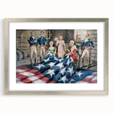 Betsy Ross Flag Sewing - American Flag Wall Art